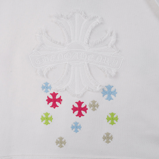 クロムハーツ 刺繍入りパーカー