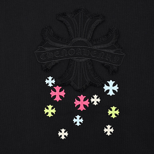 クロムハーツ 刺繍入りパーカー