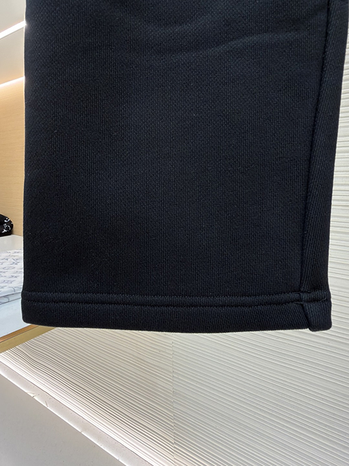 クロムハーツ 刺繍ロゴ入りの黒いスウェットパンツ