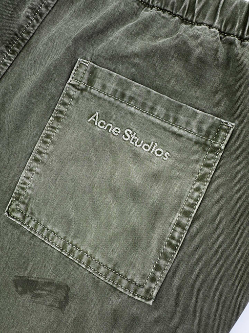 アクネストゥディオズコピー Acne Studios 刺繍ロゴ入りグラフィティパンツ