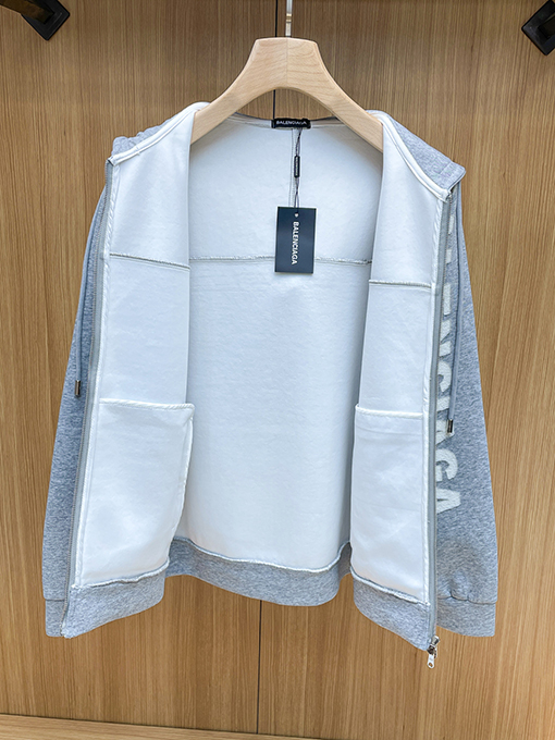 バレンシアガ テリークロス刺繍文字パターンロゴカジュアルスーツ
