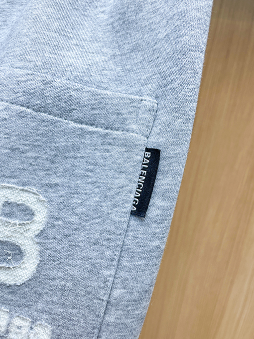 バレンシアガ テリークロス刺繍文字パターンロゴカジュアルスーツ