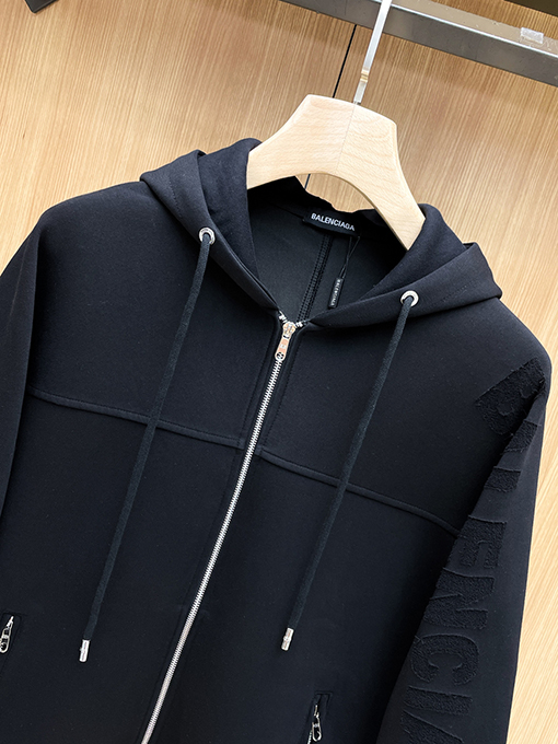 バレンシアガ テリークロス刺繍文字パターンロゴカジュアルスーツ