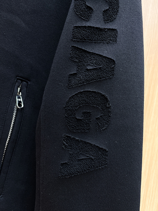 バレンシアガ テリークロス刺繍文字パターンロゴカジュアルスーツ