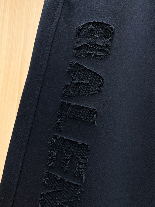 バレンシアガ テリークロス刺繍文字パターンロゴカジュアルスーツ