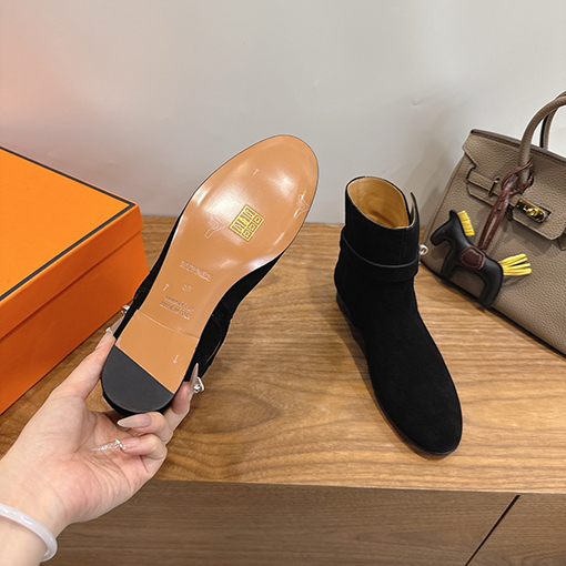 エルメス new Kelly レディースクラシックのショートブーツ