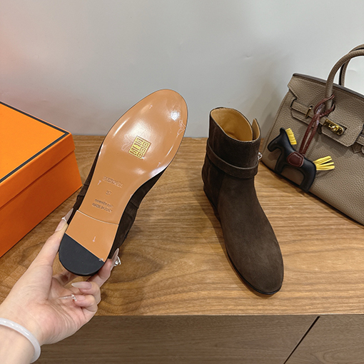 エルメス new Kelly レディースクラシックのショートブーツ
