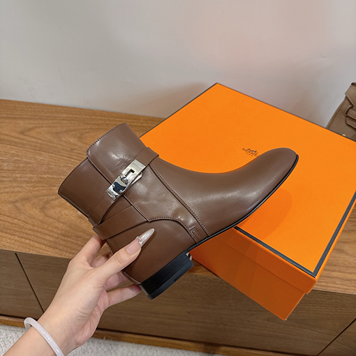 エルメス new Kelly レディースクラシックのショートブーツ