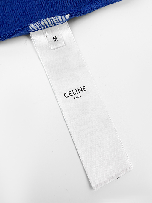 セリーヌクルーネックスウェットスーパーコピー CELINE プリントロゴ入りクルーネックスウェット