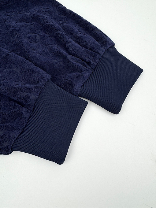 ルイヴィトンコピー 総柄裏毛ジップアップジャケット