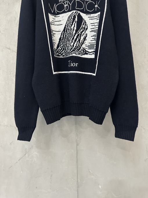 ディオール ジャカード刺繍ロゴ入りニット