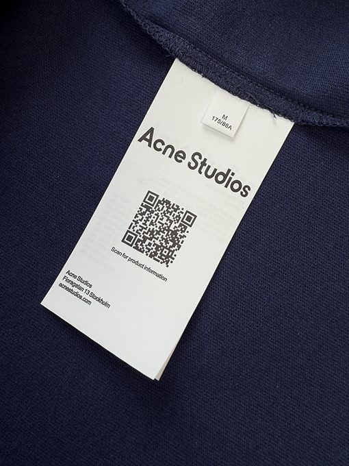 アクネストゥディオズスーパーコピー Acne Studios ストライプ襟の長袖スウェット