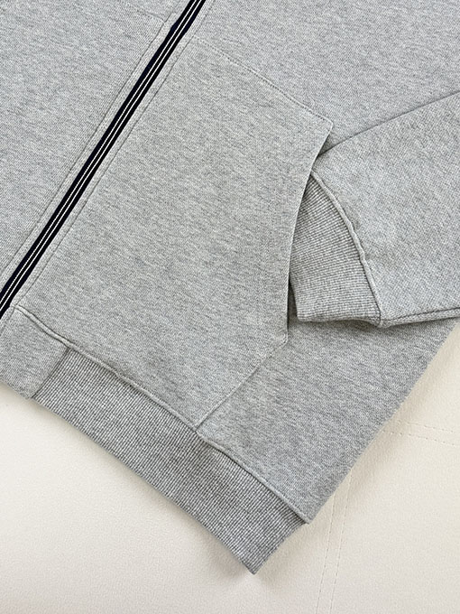 プラダスーパーコピー 刺繍入りジッパー付きスウェットジャケット