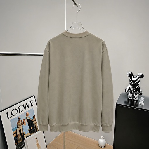 ディオールスーパーコピー ロゴ刺繍入りクルーネック スウェットシャツ