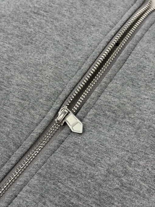エルメスコピー パッチワークアップリケ刺繍ジッパージャケット