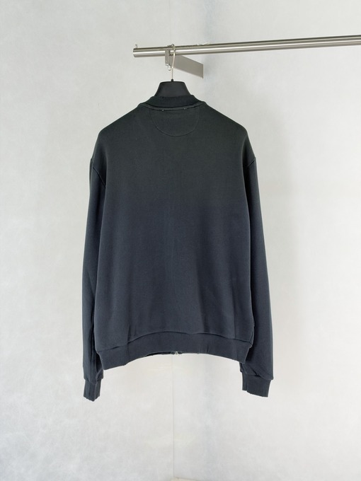 アクネストゥディオズ Acne Studios ダメージウォッシュジップアップベースボールスウェットシャツ