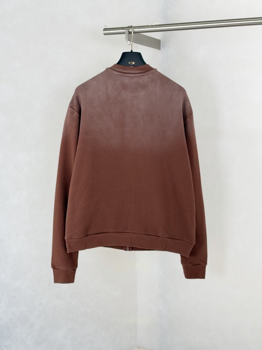 アクネストゥディオズ Acne Studios ダメージウォッシュジップアップベースボールスウェットシャツ