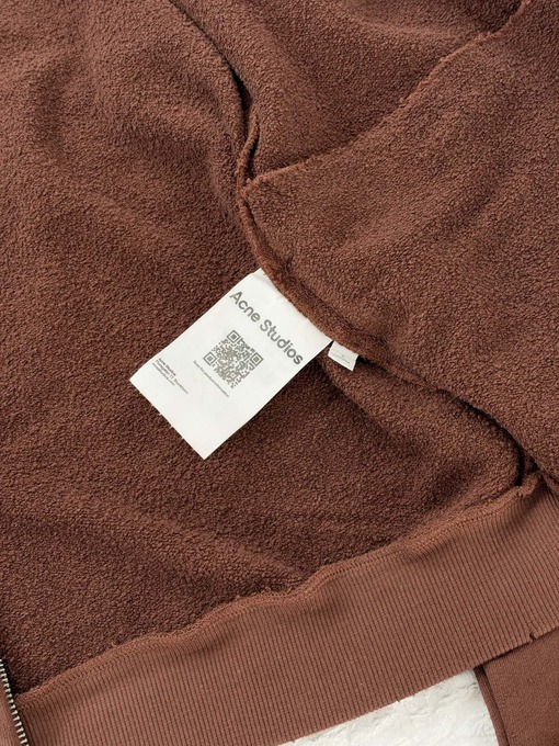 アクネストゥディオズ Acne Studios ダメージウォッシュジップアップベースボールスウェットシャツ