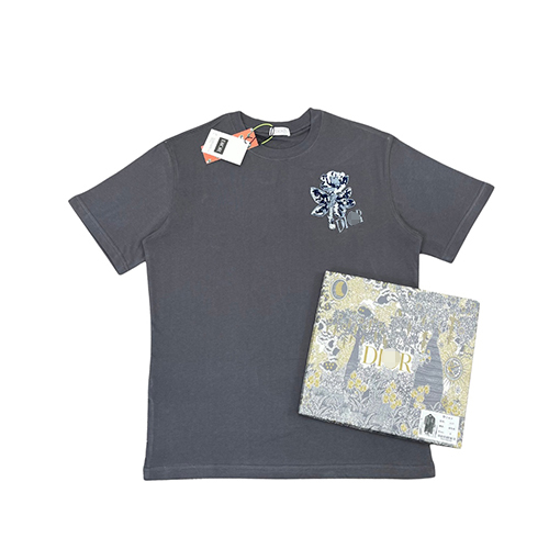 ディオールコピー × ALEX FOXTON コラボ メンズ レディース 半袖Tシャツ