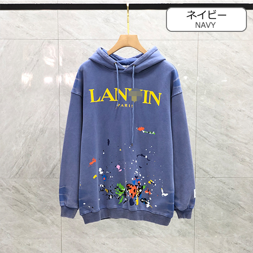 ランバンコピー × ギャラリー デプト コラボ メンズレディース パーカー フード Tシャツ 高品質