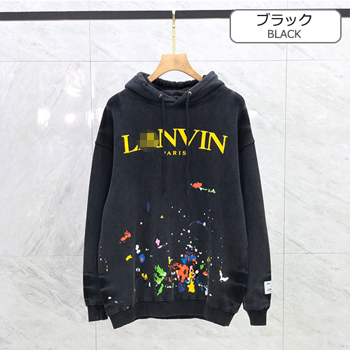 ランバンコピー × ギャラリー デプト コラボ メンズレディース パーカー フード Tシャツ 高品質