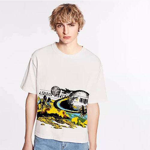 ルイヴィトン偽物 メンズ レディース 半袖Tシャツ 高品質