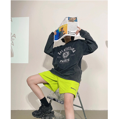バレンシアガ偽物  メンズ レディース スウェット Tシャツ 高品質