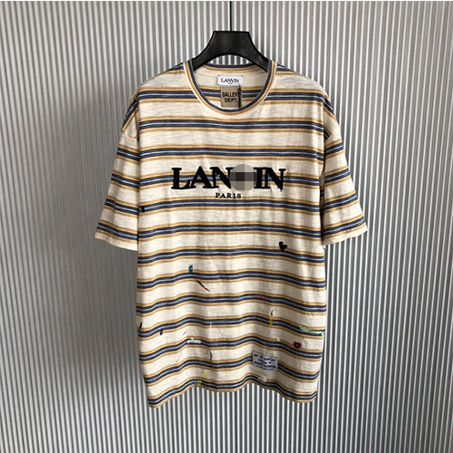 ランバン 偽物メンズ レディース 半袖 Tシャツ 高品質
