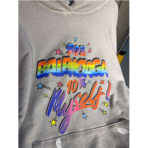 バレンシアガ 偽物 メンズ レディース スウェット Tシャツ