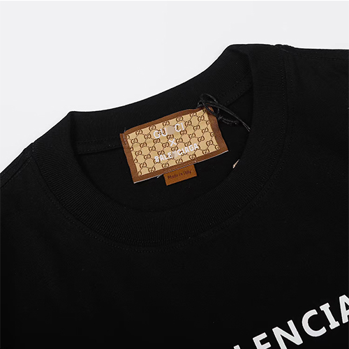 バレンシアガ 偽物× グッチ コラボ メンズ レディース 半袖Tシャツ
