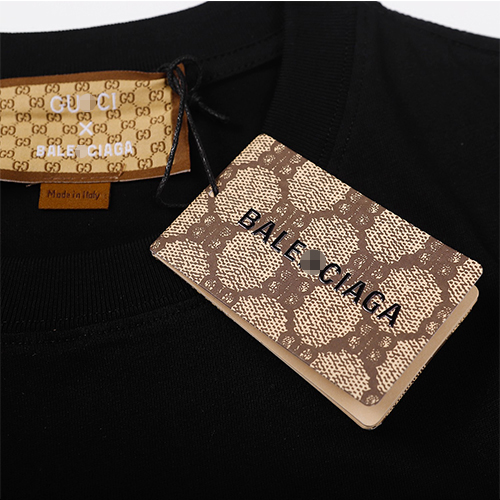 バレンシアガ 偽物× グッチ コラボ メンズ レディース 半袖Tシャツ