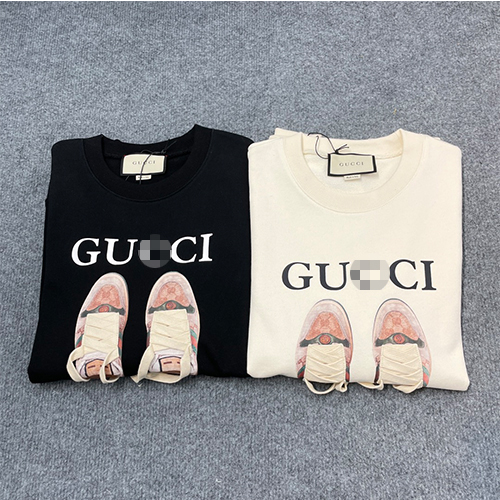 グッチ偽物 メンズ レディース スウェットTシャツ