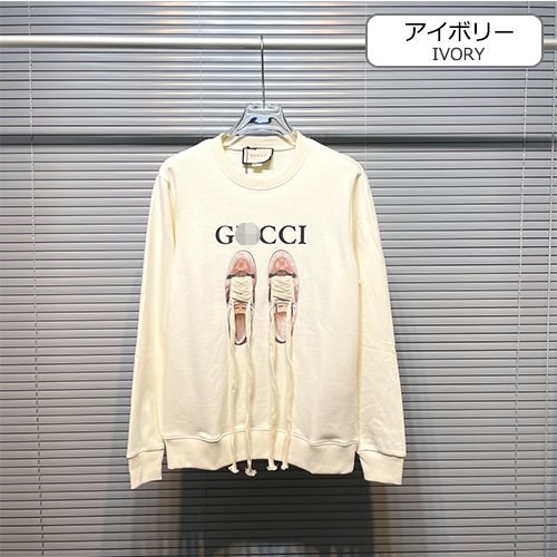 グッチ偽物 メンズ レディース スウェットTシャツ