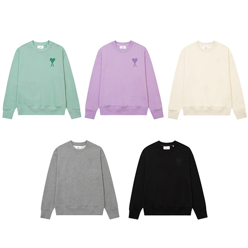 アミ 偽物 メンズ レディース スウェットTシャツ