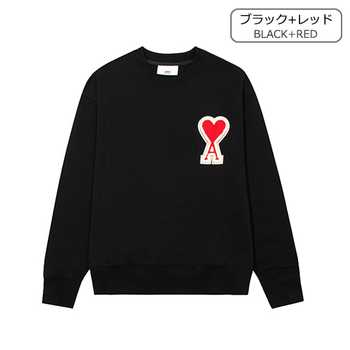 アミ 偽物メンズ レディース スウェットTシャツ