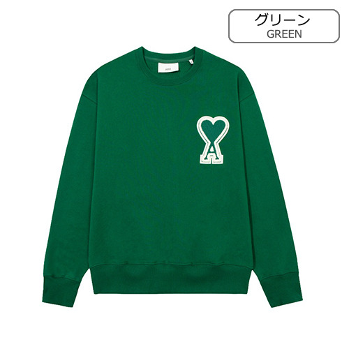 アミ 偽物メンズ レディース スウェットTシャツ