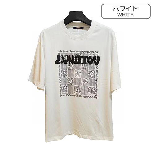 ルイヴィトン偽物 メンズ レディース 半袖Tシャツ