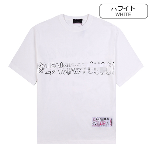 グッチスーパーコピー × バレンシアガ コラボ メンズレディース Tシャツ半袖ファッション 高品質