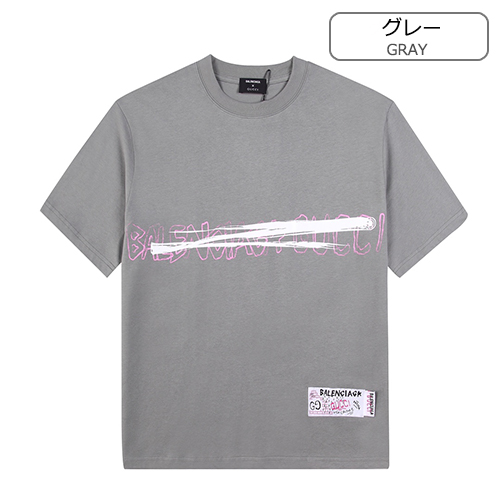 グッチスーパーコピー × バレンシアガ コラボ メンズレディース Tシャツ半袖ファッション 高品質