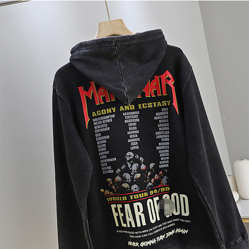 フィアオブゴッド偽物  メンズレディース パーカー フード Tシャツ
