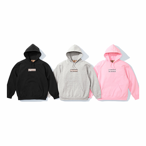 シュプリームスーパーコピー × バーバリー コラボ メンズレディース パーカー フード Tシャツ 高品質