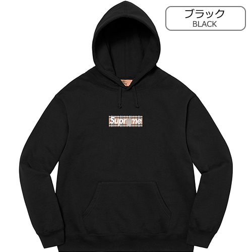 シュプリームスーパーコピー × バーバリー コラボ メンズレディース パーカー フード Tシャツ 高品質