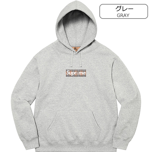 シュプリームスーパーコピー × バーバリー コラボ メンズレディース パーカー フード Tシャツ 高品質