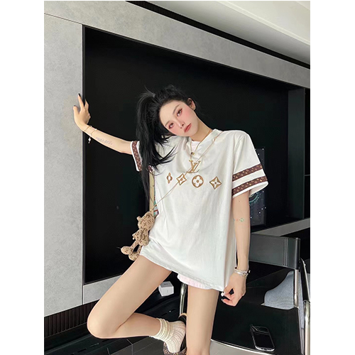 ルイヴィトンスーパーコピー メンズレディース Tシャツ半袖ファッション 高品質