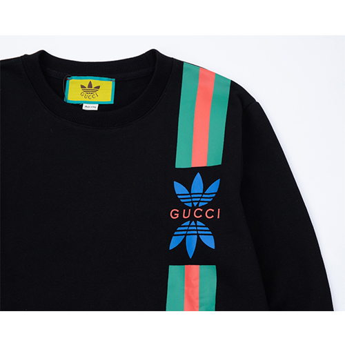 グッチスーパーコピー × アディダス コラボ メンズ レディース スウェットTシャツ