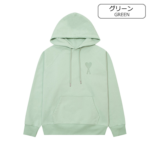 アミ偽物 メンズレディース パーカー フード Tシャツ