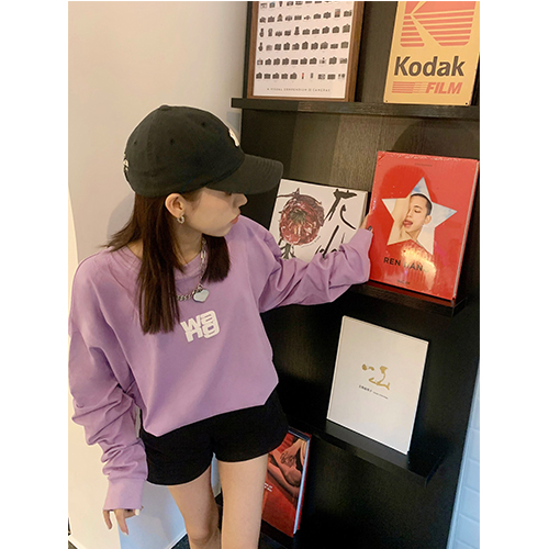 アレキサンダーワン偽物 メンズ レディース 長袖 Tシャツ ロンT