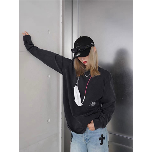 アレキサンダーワン偽物 メンズ レディース  長袖 Tシャツ  ロンT