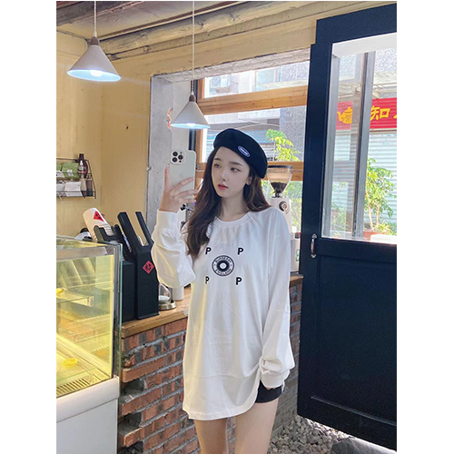 バーバリーコピー×POP TRADING COMPANYコラボ メンズ レディース 長袖 Tシャツ ロンT