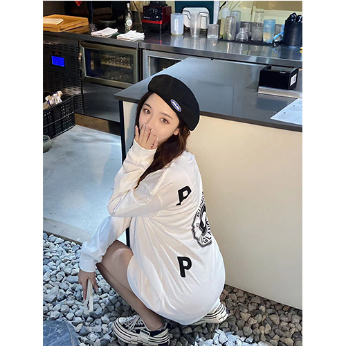 バーバリーコピー×POP TRADING COMPANYコラボ メンズ レディース 長袖 Tシャツ ロンT